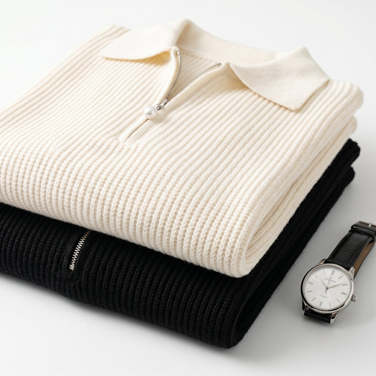 Men's Minimalist Sweater – Relaxed Lightweight Fit