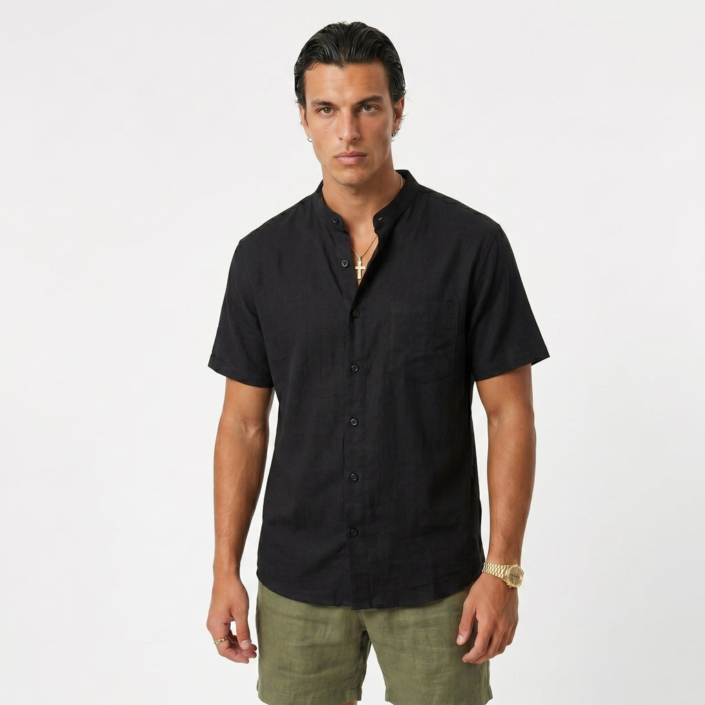 Men's Cotton Resort Shirt – Relaxed Summer Fit