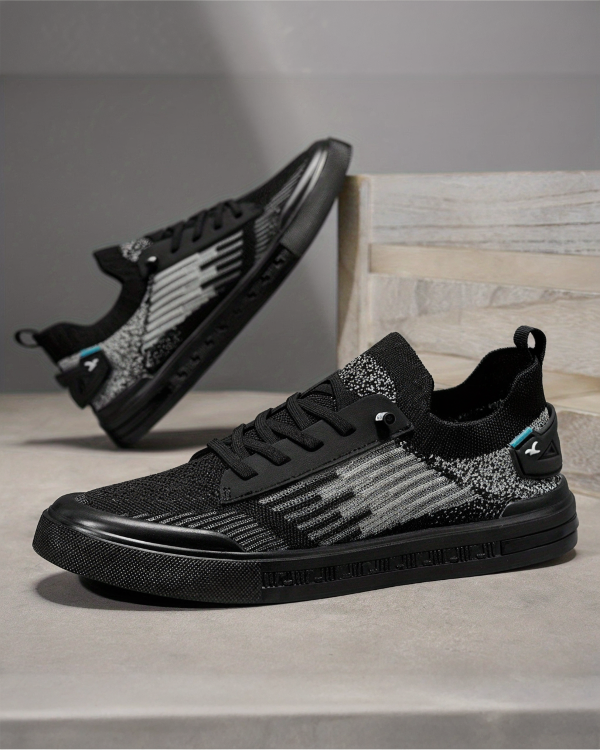 Men's Knitted Sneakers – Lightweight Breathable Design