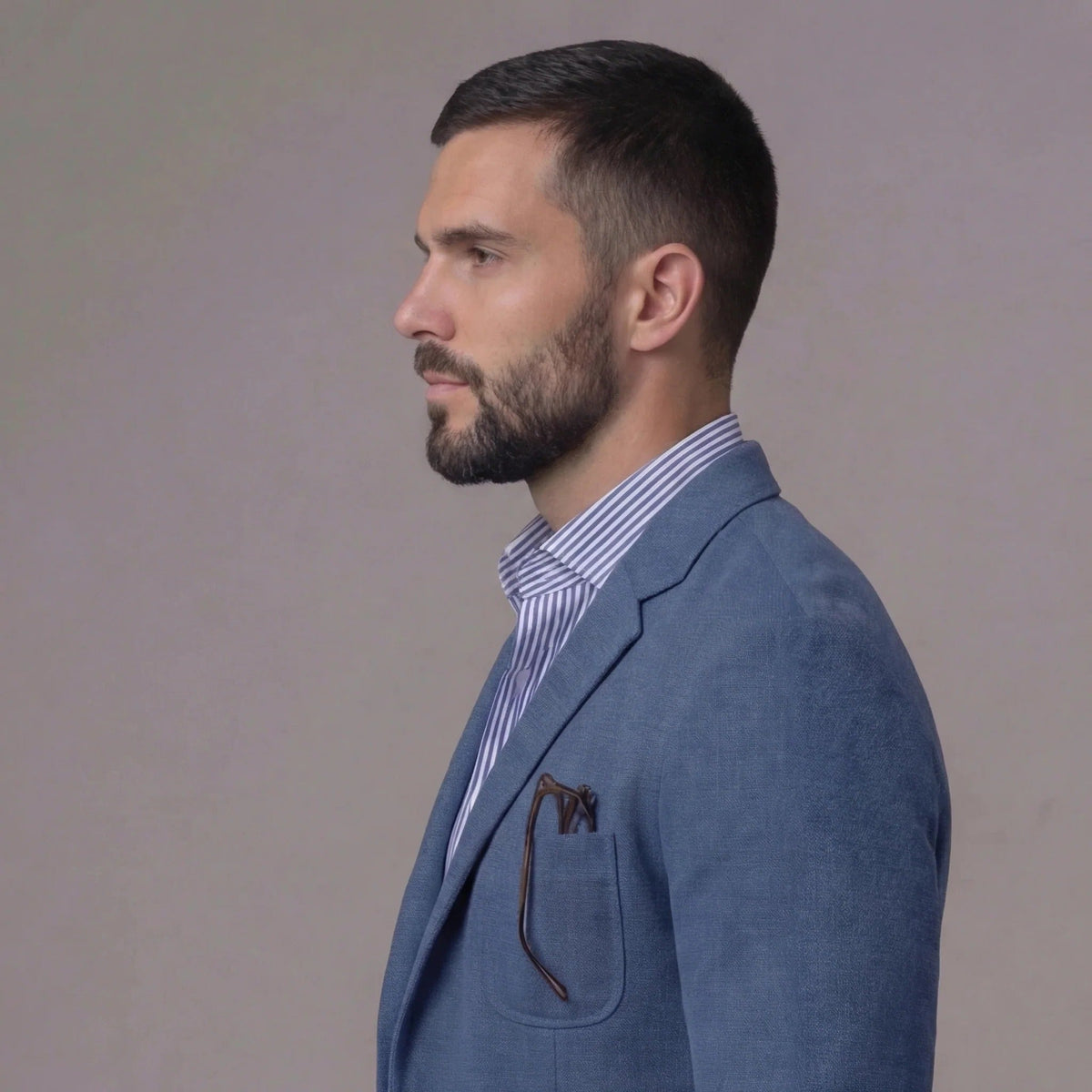 Men's Linen Blazer – Lightweight Unstructured Fit