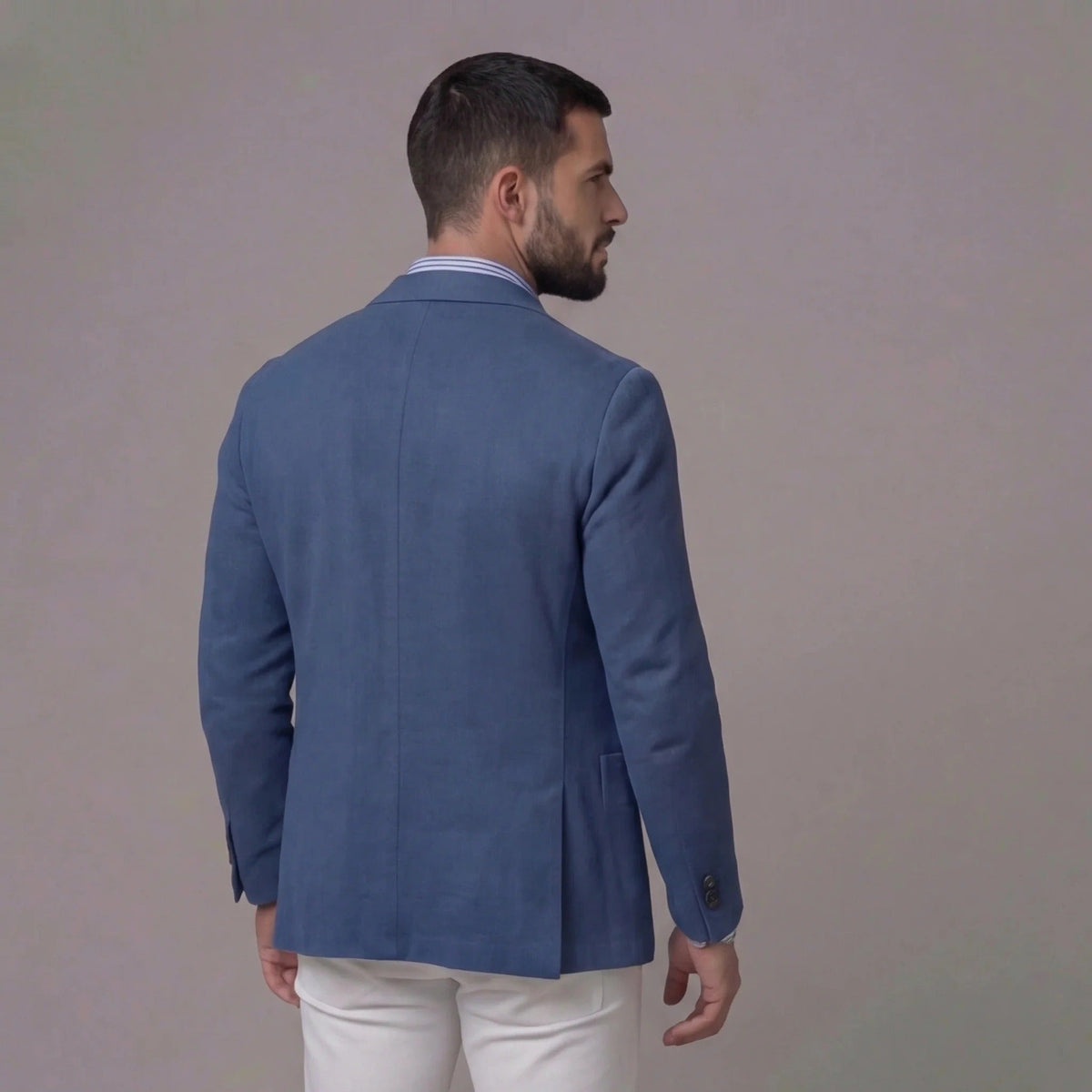 Men's Linen Blazer – Lightweight Unstructured Fit