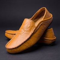 Men's Leather Loafers – Handcrafted Slip-On Design