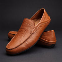 Men's Leather Loafers – Handcrafted Slip-On Design