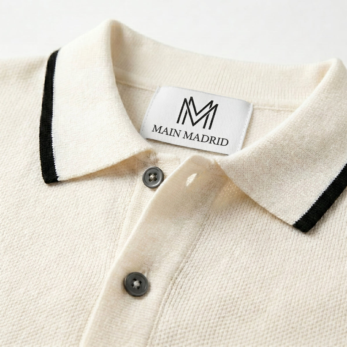 Men's Zip-Collar Polo Shirt – Relaxed Preppy Fit
