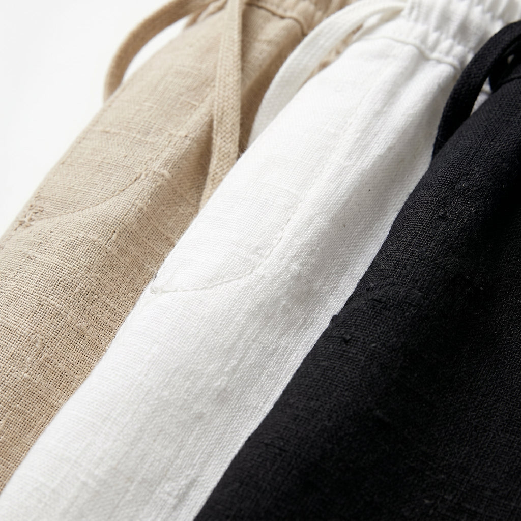 Men's Breathable Cotton Trousers – Lightweight Summer Fit