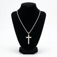 Men's Cross Necklace – Titanium Steel Construction