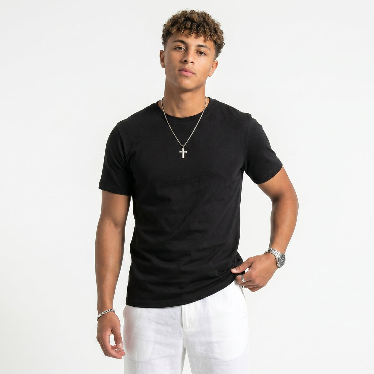 Men's Cotton T-Shirt – Lightweight Summer Fit