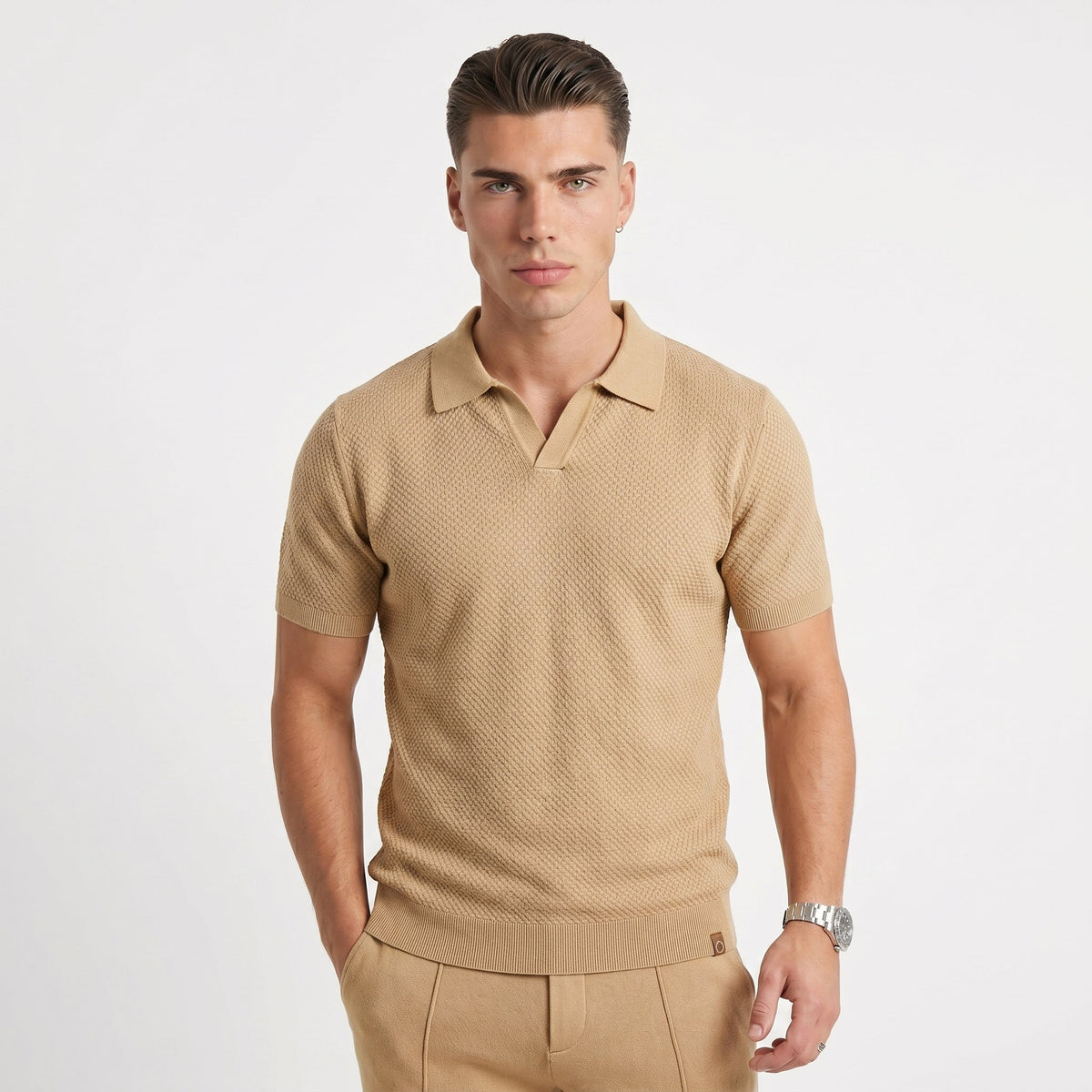Men's Breathable Polo Shirt – Relaxed Summer Fit
