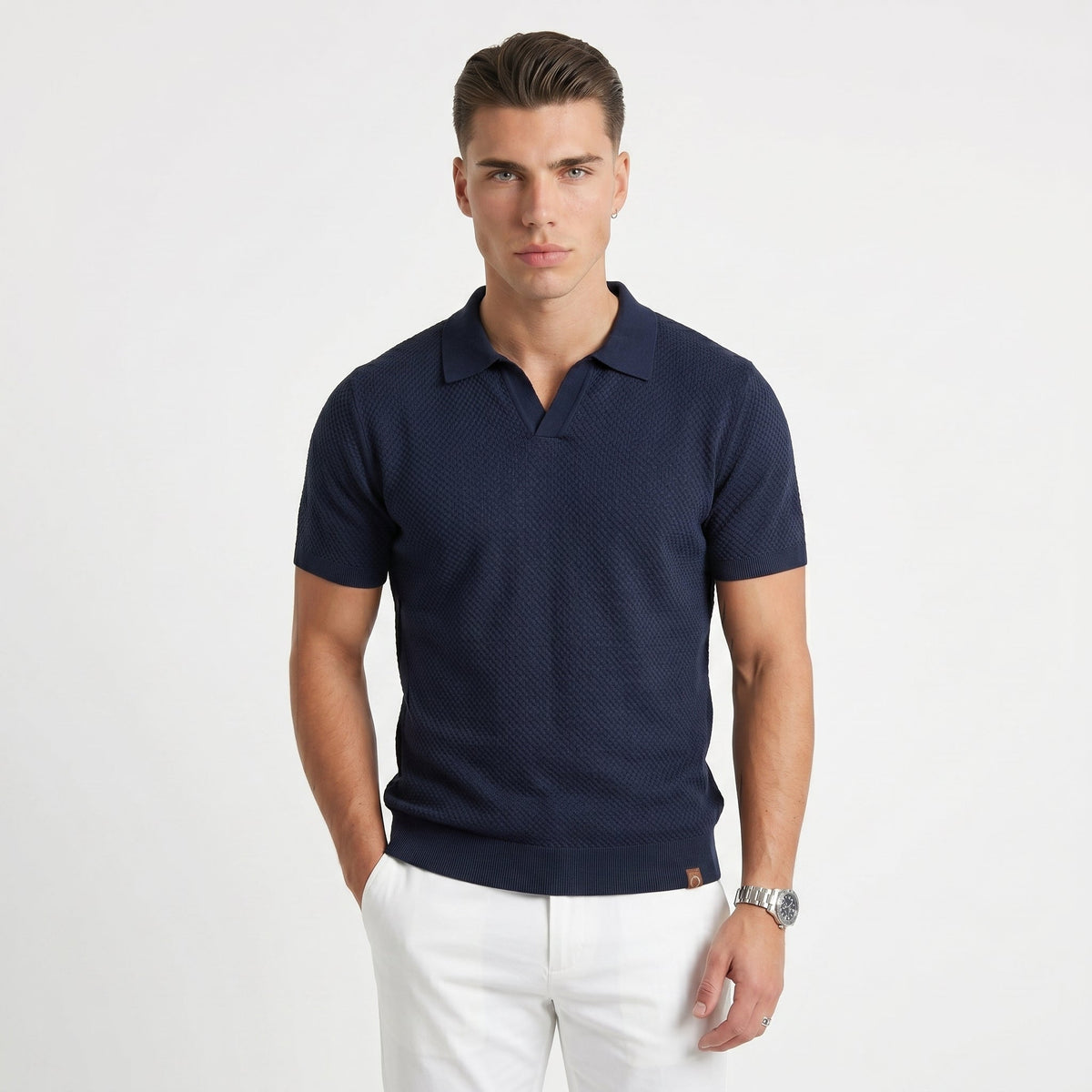 Men's Breathable Polo Shirt – Relaxed Summer Fit
