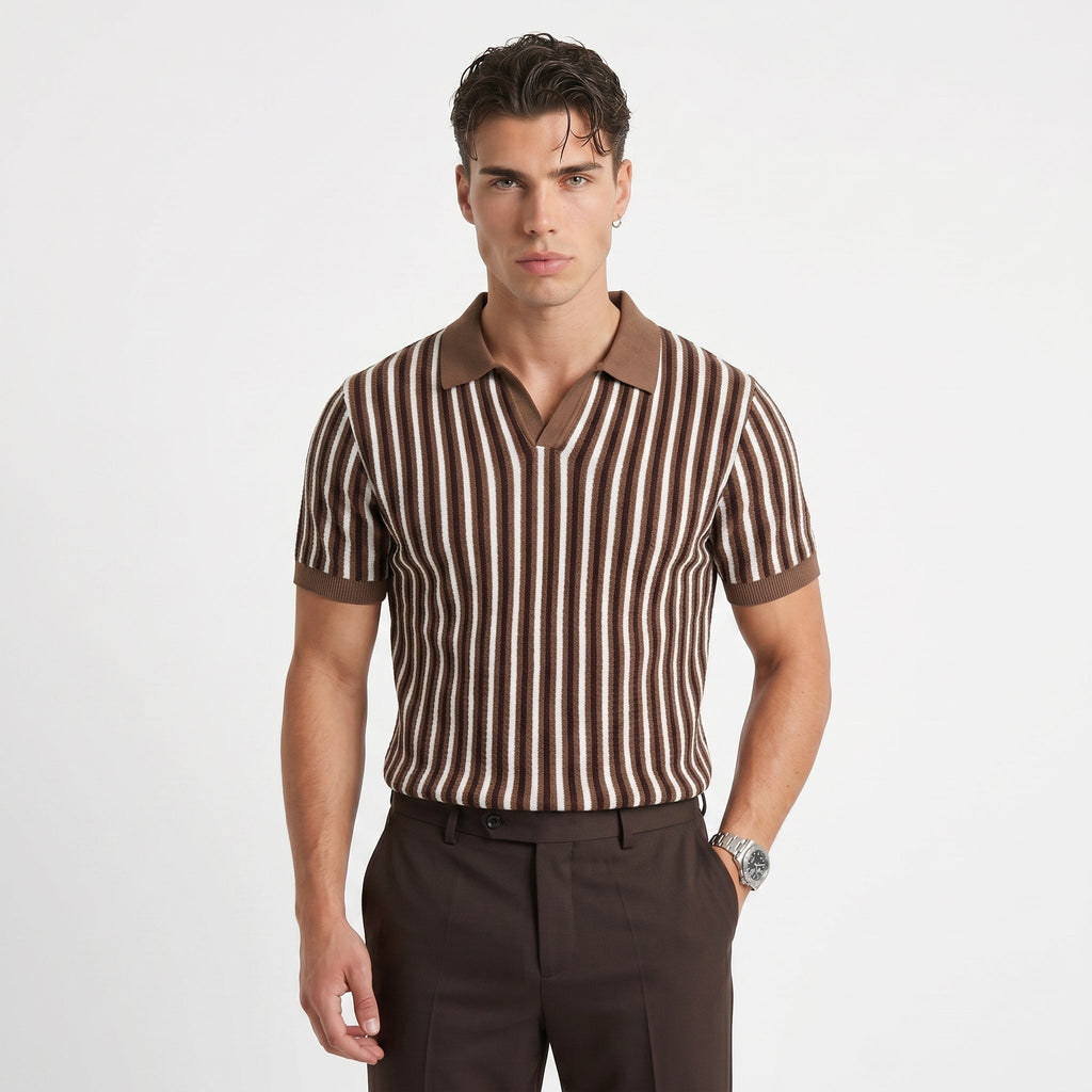 Men's Summer Polo Shirt – Breathable Wrinkle-Resistant Fit