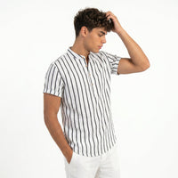 Men's Striped Shirt – Versatile Summer Fit