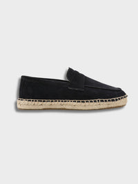 Men's Suede Penny Loafers – Artisanal Jute Sole