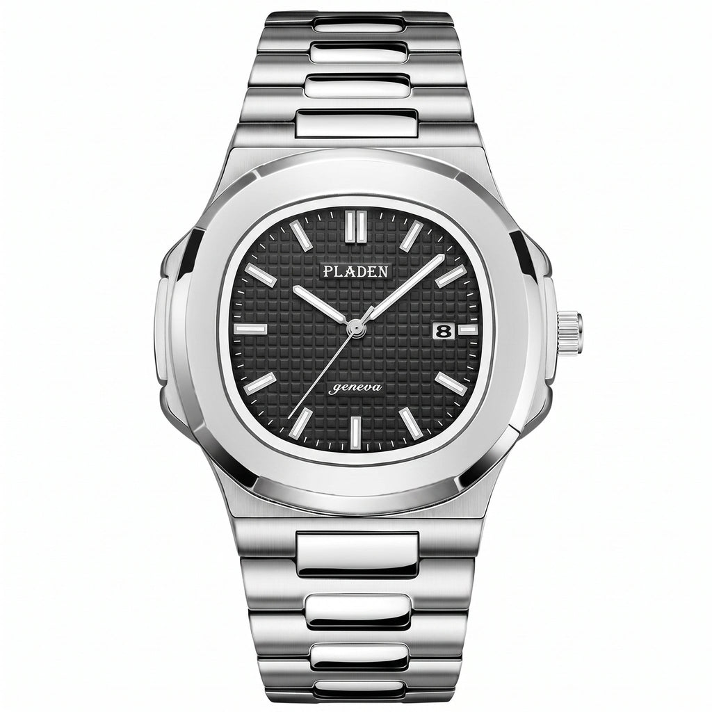 Men's Quartz Watch – Stainless Steel & 30 m Water Resistance