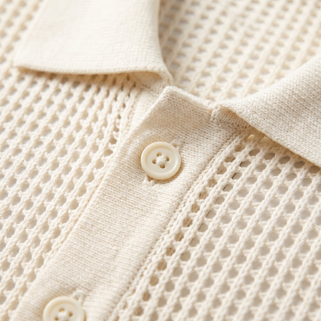 Men's Slim-Fit Beach Shirt – Lightweight Summer Style