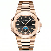 Men's Quartz Watch – Stainless Steel & 30 m Water Resistance