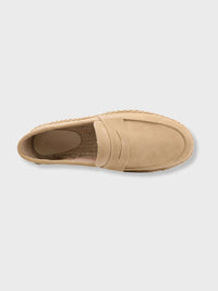 Men's Suede Penny Loafers – Artisanal Jute Sole