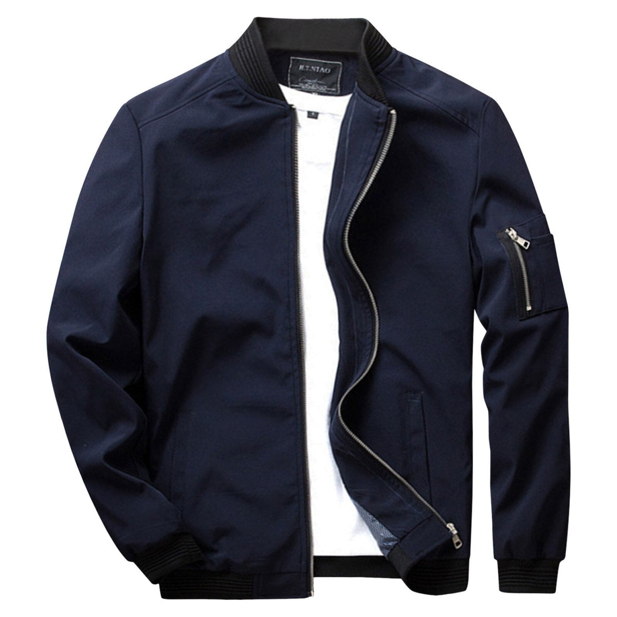 Men's Lightweight Bomber Jacket – Water-Repellent