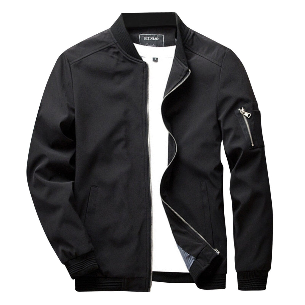 Men's Lightweight Bomber Jacket – Water-Repellent