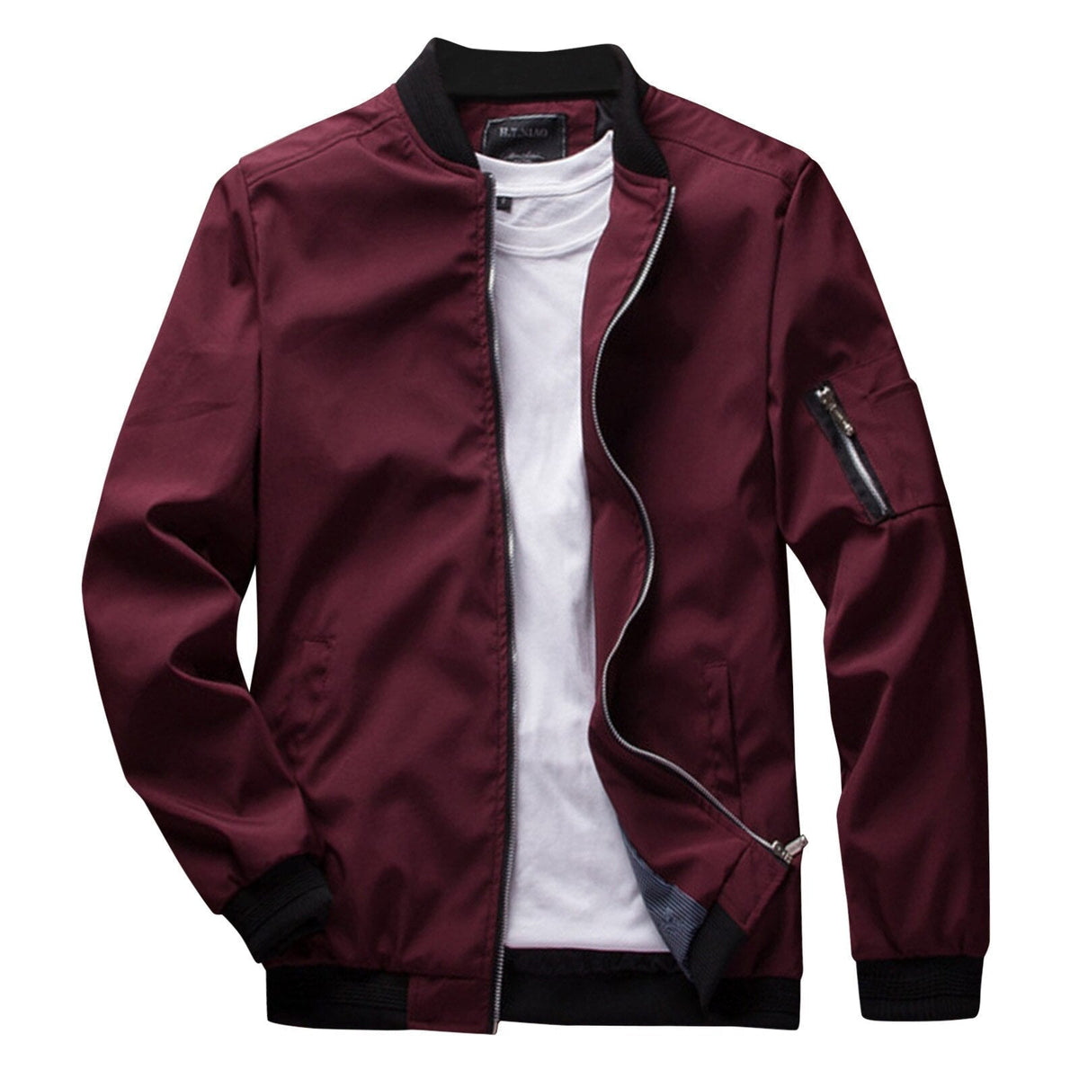 Men's Lightweight Bomber Jacket – Water-Repellent