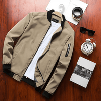 Men's Lightweight Bomber Jacket – Water-Repellent