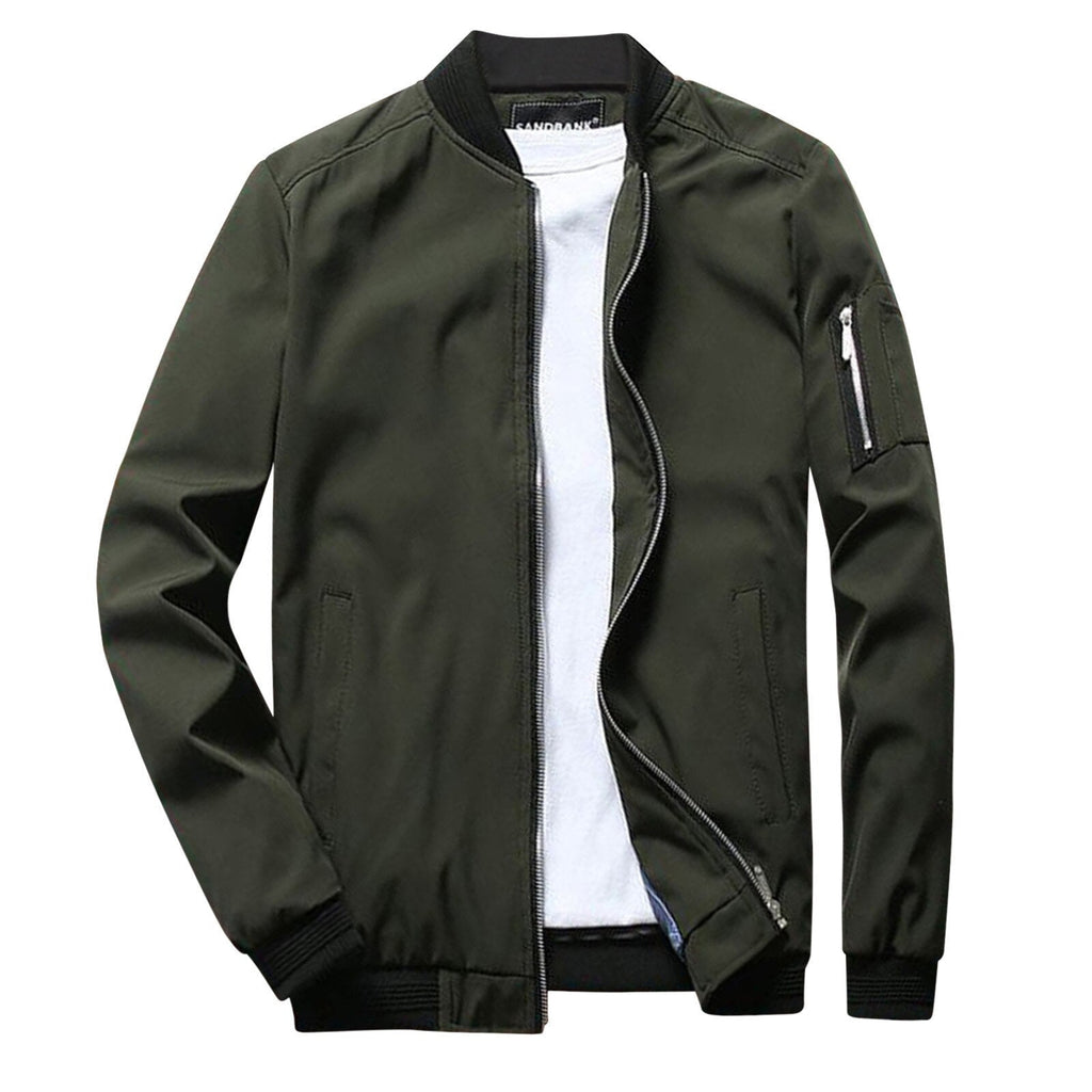Men's Lightweight Bomber Jacket – Water-Repellent