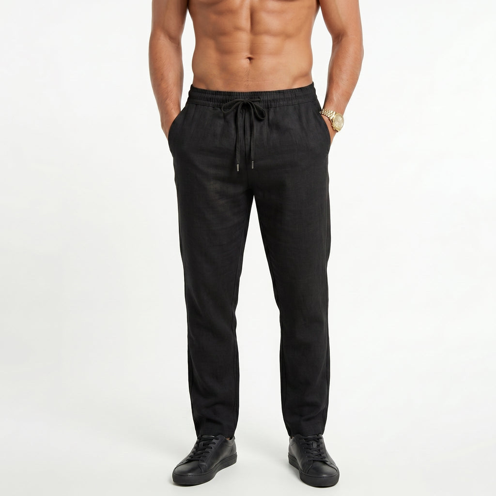 Men's Breathable Cotton Trousers – Lightweight Summer Fit