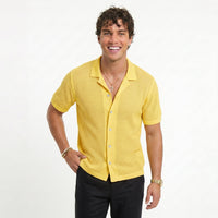 Men's Slim-Fit Beach Shirt – Lightweight Summer Style