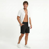 Men's Casual Shirt & Shorts Set – Lightweight Summer Fit
